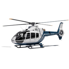 helicopter in action