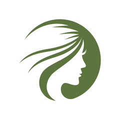 women's beauty and hair care logo design