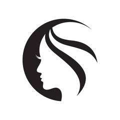 women's beauty and hair care logo design