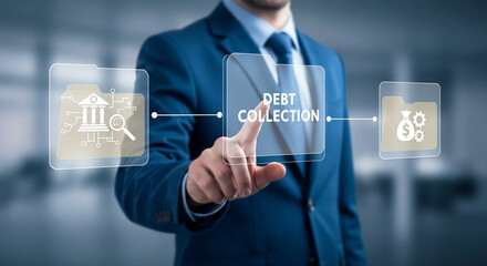 Debt Collection and Financial Management – Business Finance Concept