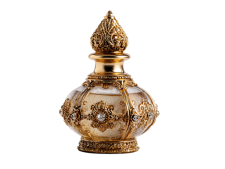 Ornate perfume bottle