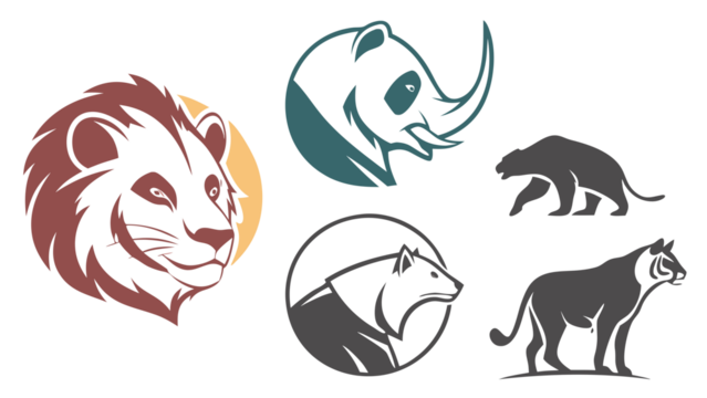 vector image of an eagle