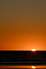 Sunset on a beach