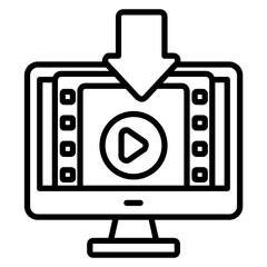 Video Streaming Icon