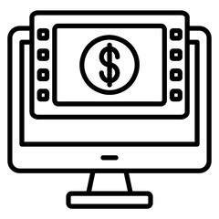 Paid Video Content Icon