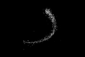 Elegant Silver Shimmer | Flowing Metallic Waves on Dark Background