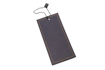 blank price tag on transparent BG