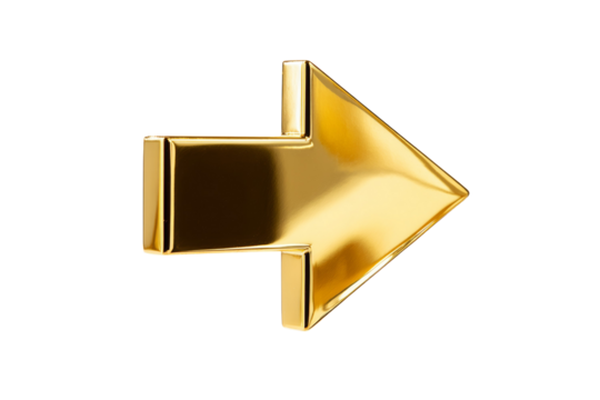 A gold arrow pointing to the right