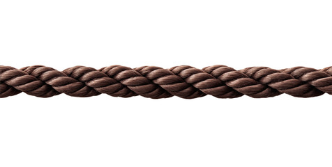 A rope is shown in a close up