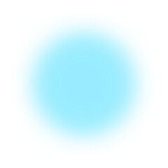 Glowing blue light leak effect, blurry circle