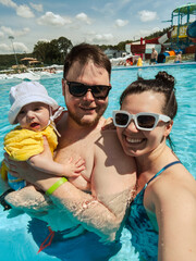 Family Enjoying a Day at the Water Park