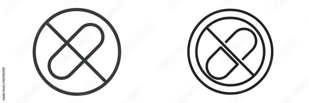 Poster abstract vector with overlapping circles and lines
