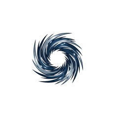 Abstract swirling vortex graphic design