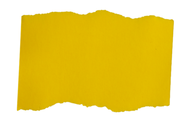 PNG Ripped yellow paper torn edges with transparent background paper tear