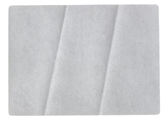 PNG White adhesive glued paper sticker label with transparent background cut out design element