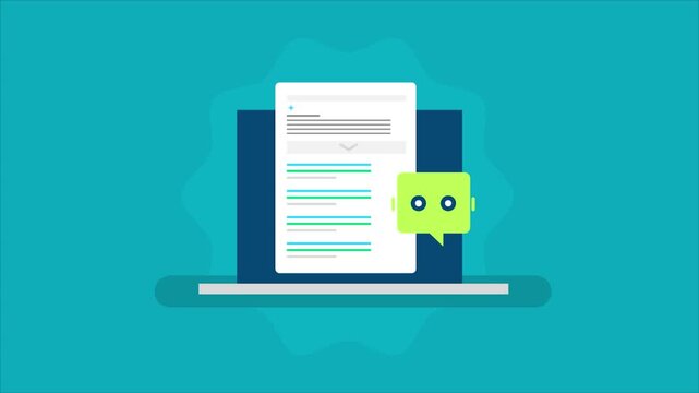 Search engine AI chatbot generating summary for user query along with search results.
