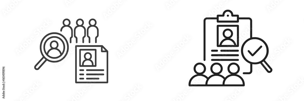 Poster recruitment process and candidate selection workflow design
