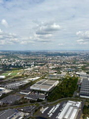 Vue sur Paris depuis l'aéroport d'Orly