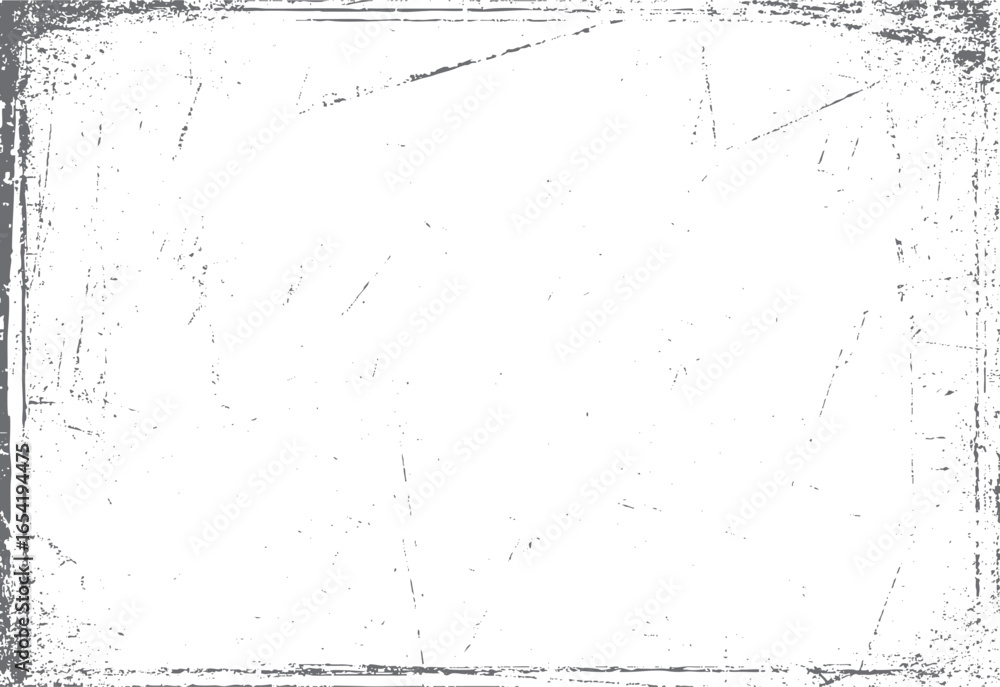 Poster scratched grunge frame border. distressed rough texture with vintage edges. high resolution abstract