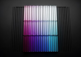 Abstract colorful gradient art design, graphic art, wall decor concept