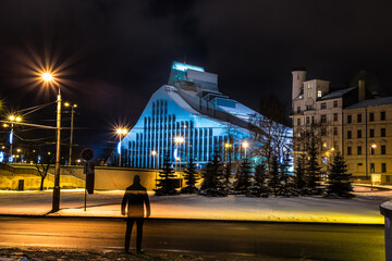night view of the city