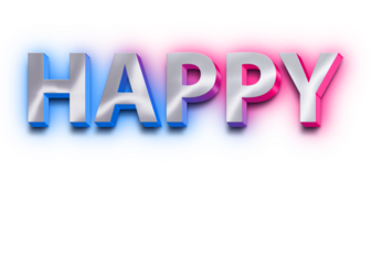 Light box gradient text effect. happy. super discount. super sell. 