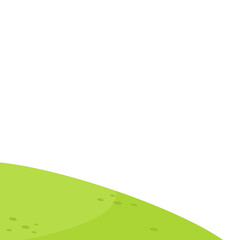 Meadow landscape vector illustration 
