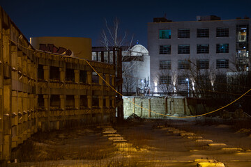 night view of the city