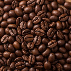 Naklejka premium roasted coffee beans