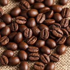Fototapeta premium roasted coffee beans