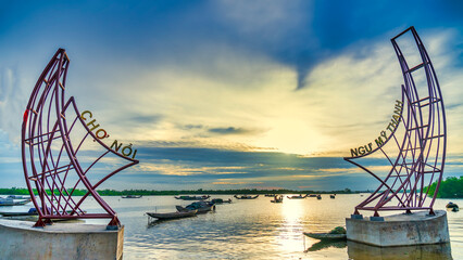 Beautiful sunrise in 