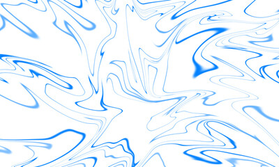 Blue Abstract Fluid Lines Background – Modern Wavy Digital Art Texture