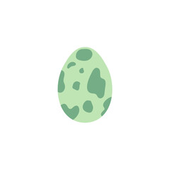 Cartoon dinosaur egg. Vector illustration.