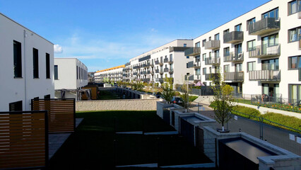 Modern residential complex mortgage new infrastructure