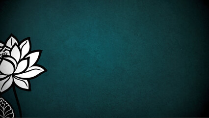 green floral background