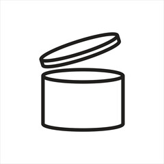 Black and White PAO Symbol with Custom Text Field