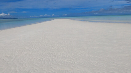 Nosy Iranja white sand tropical beach on Madagascar