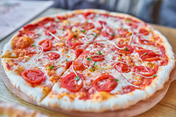 Freshly Baked Pizza Margherita
