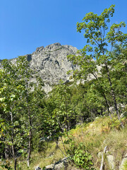 Sentier du GR20 en Corse