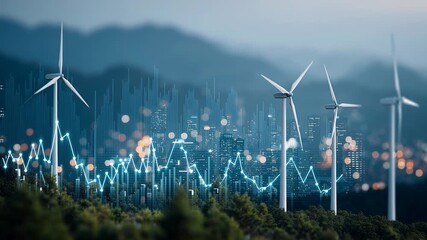 Renewable Energy and Green Economy Growth Driving Future Sustainability - Powered by Adobe