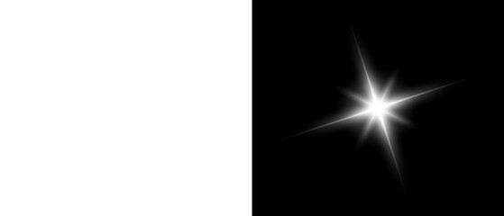 PNG gold Star Light Sparkle and White glow light effect. Transparent Background. Starlight sparkle. Light flare effect shine glow. Light PNG. design elements