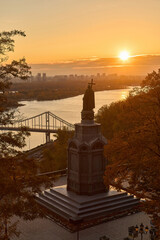 Saint Volodymyr Monument at Sunrise