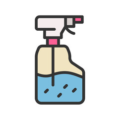 Water Sprayer icon vector image. Suitable for mobile apps, web apps and print media.