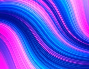 Obraz premium Abstract vibrant wavy lines
