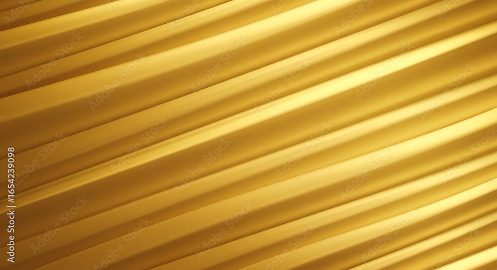 Aufkleber abstract golden wavy pattern with light and shadow creating a textured, flowing effect.