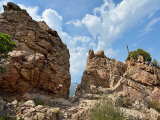 Bocca D'Usciolu sur le GR20-Sud en Corse