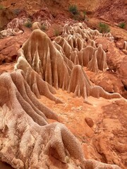 Tsingy Rouge Park in northern Madagascar 