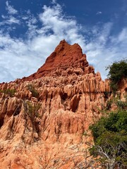 Tsingy Rouge Park in northern Madagascar 