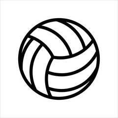 Volleyball ball simple icon