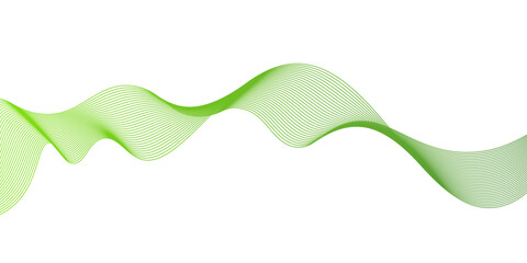 Abstract background with green or yellow wavy lines, Abstract green wavy lines. Colorful vector background. Transparent lines abstract wave shape,green wave lines frame,
